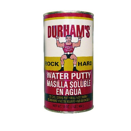 DURHAM MFG Durhams Natural Cream Water Putty 16 oz 1LB